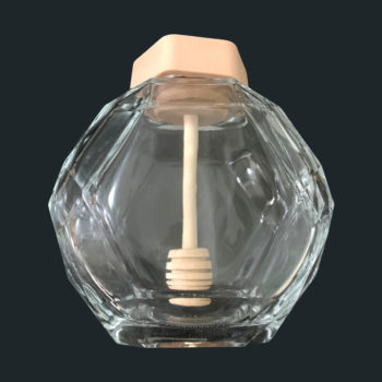 Honey Glass Jar With Dipper