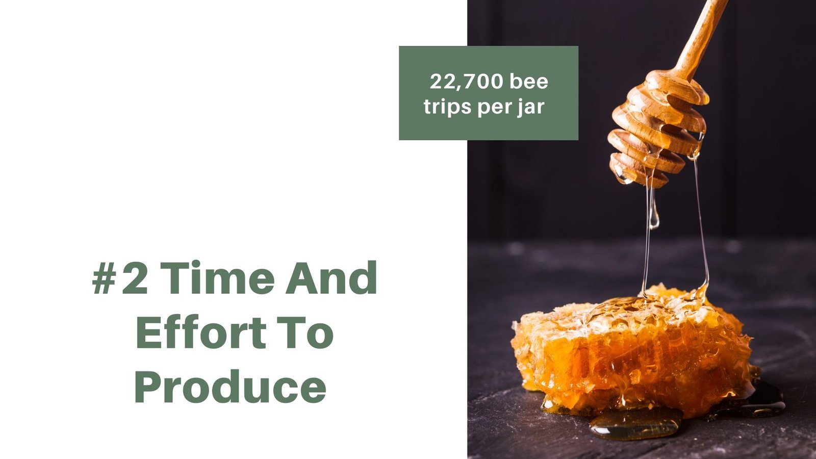 takes time and effort to produce manuka honey