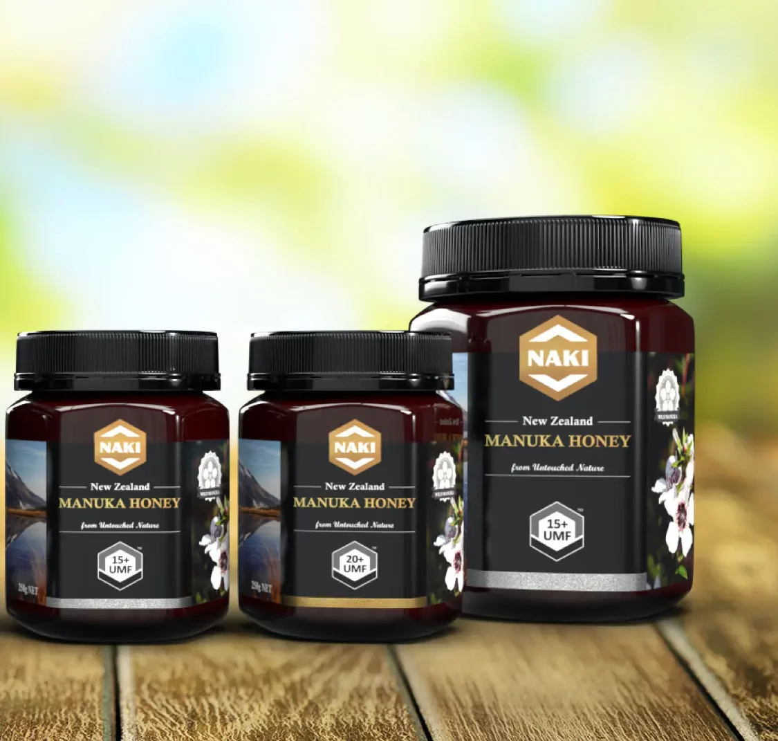 Naki Manuka Honey Jars