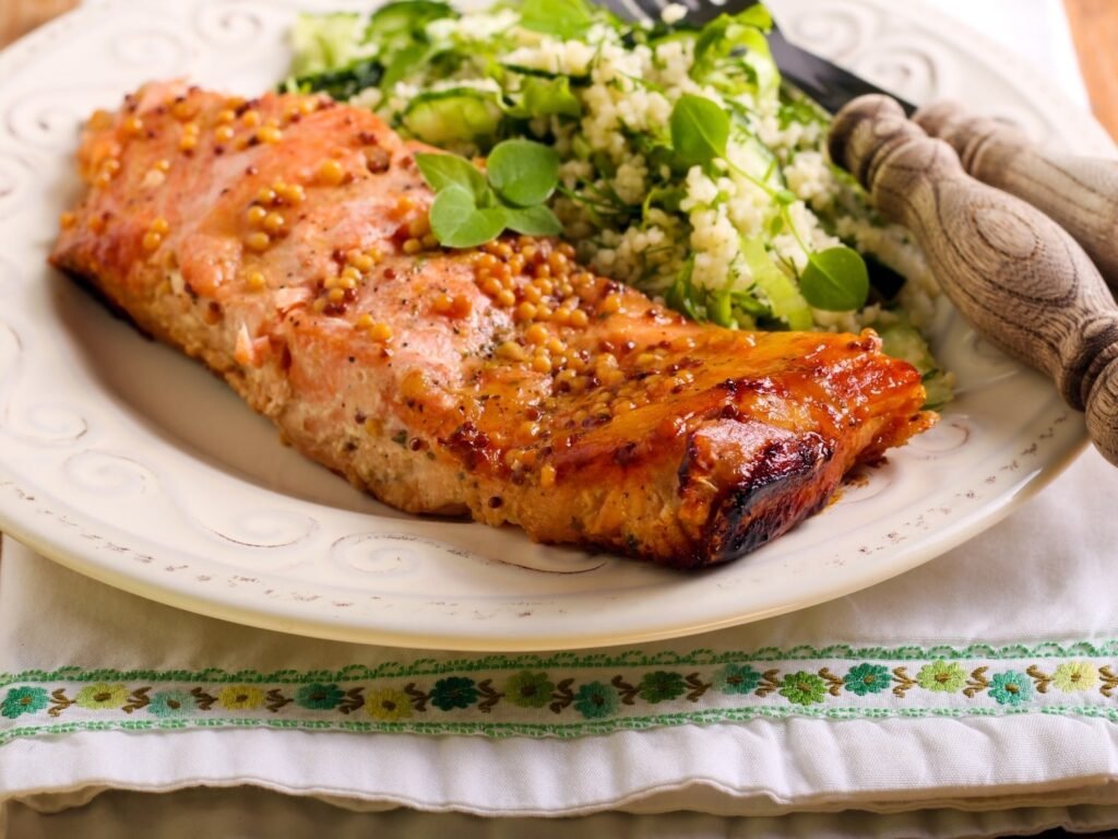 Acacia Honey Glazed Salmon